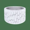 Bague en or blanc et diamants