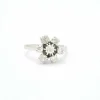 Bague en or blanc et diamants