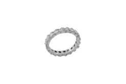 Bague en or blanc et diamants