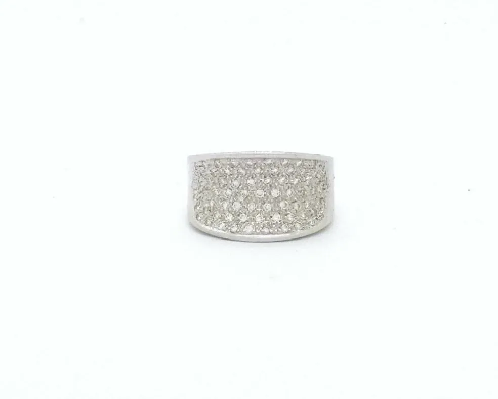 BAGUE EN OR BLANC ET DIAMANTS