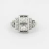 Bague en Or blanc et diamants