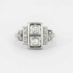 Bague en Or blanc et diamants