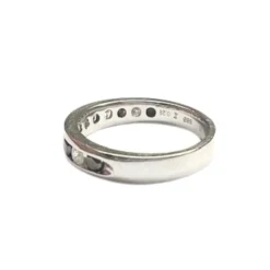 Bague en or blanc et diamants