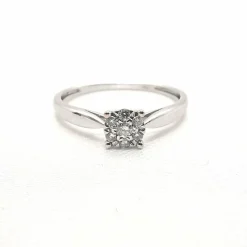 Bague en Or blanc et Diamants