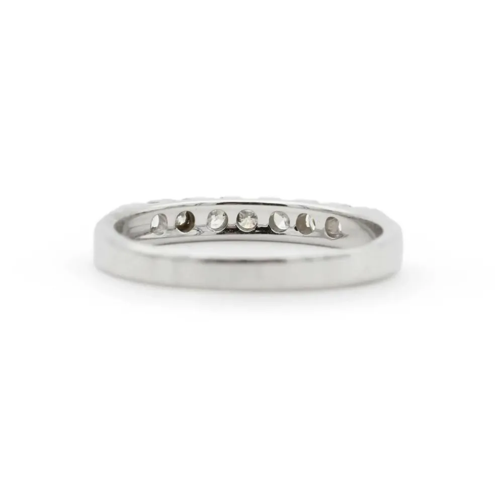 Bague en or blanc et diamant