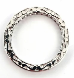 Bague en or blanc et diamants