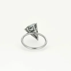 Bague en or blanc et tourmaline