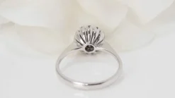 Bague en Or Blanc Perle & Diamants