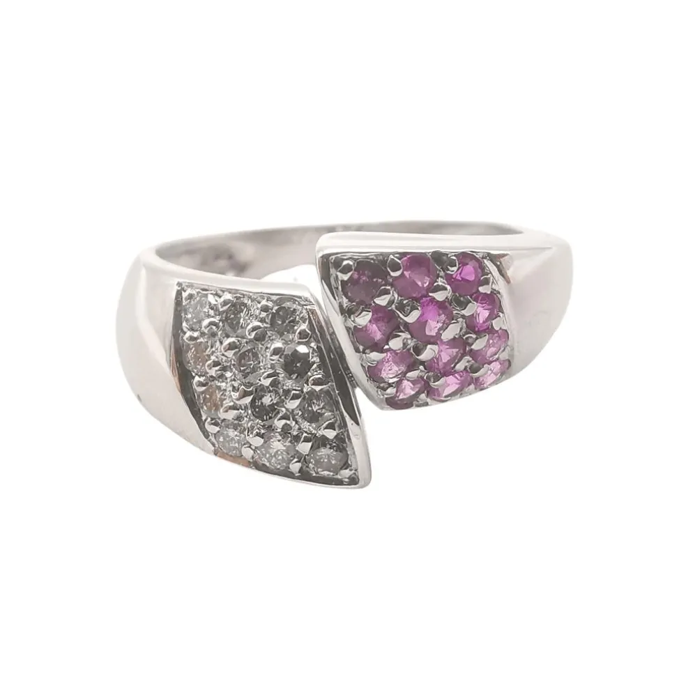 Bague en or diamants & saphirs