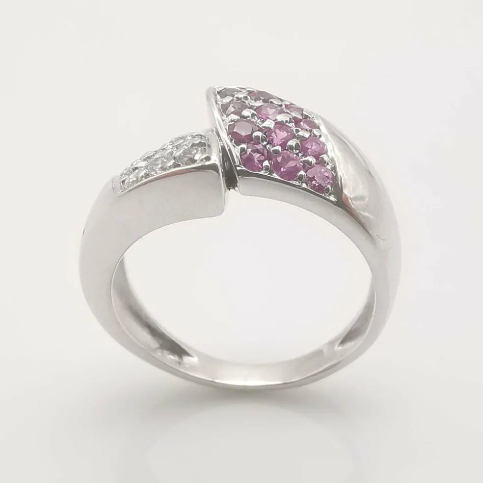 Bague en or diamants & saphirs