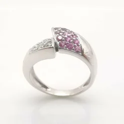 Bague en or diamants & saphirs