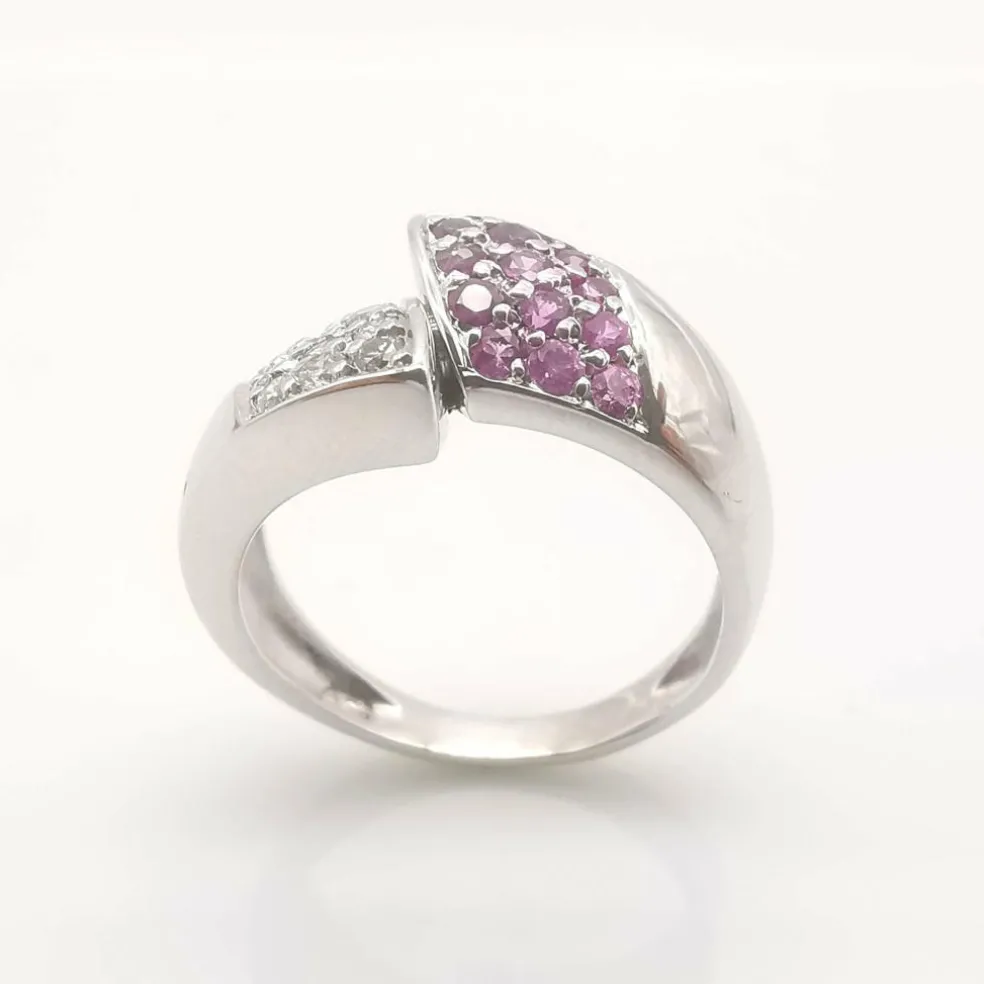Bague en or diamants & saphirs