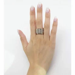 Bague en Or et Argent avec Chrysobryles