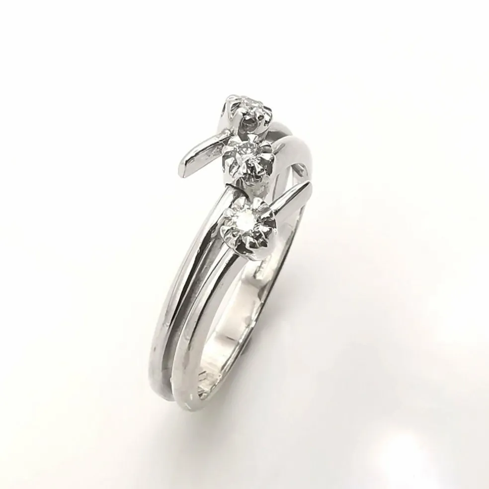 Bague en or et diamants
