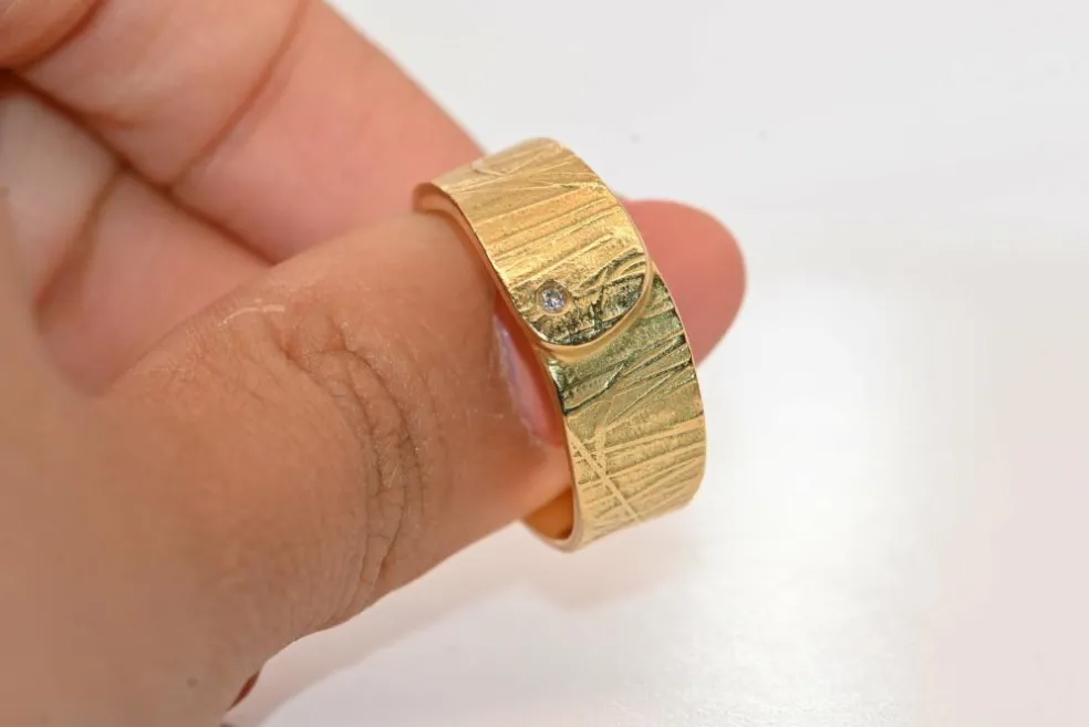 Bague en or et diamants
