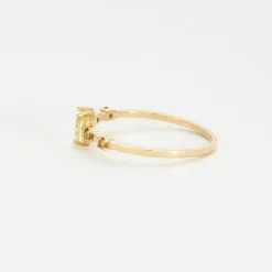 Bague en or et diamants de couleurs