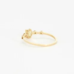 Bague en or et diamants de couleurs