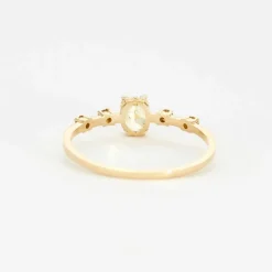 Bague en or et diamants de couleurs