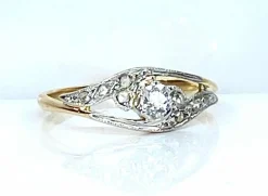 Bague en or et en diamants