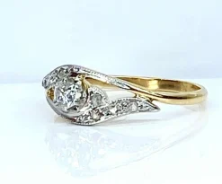 Bague en or et en diamants