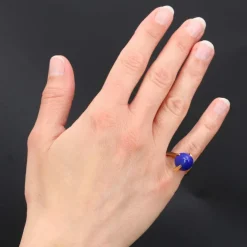 Bague en or et lapis lazuli vintage
