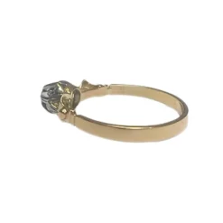 bague en or et platine avec diamants