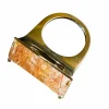 Bague en or et quartz