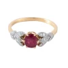 Bague en or et rubis