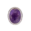 Bague en Or gris, améthyste