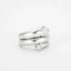 Bague en Or gris, diamants