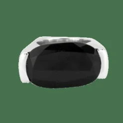 Bague en Or gris, Onyx