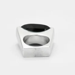 Bague en Or gris, Onyx