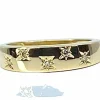 Bague en or jaune 18 carats sertie de 5 diamants