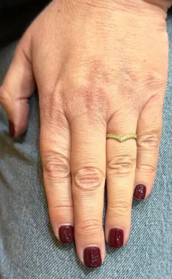 Bague en or jaune 18 carats et diamants