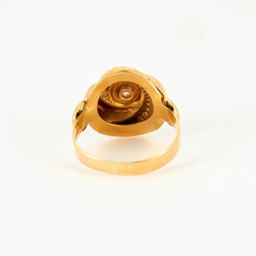 Bague en or jaune 18 cts