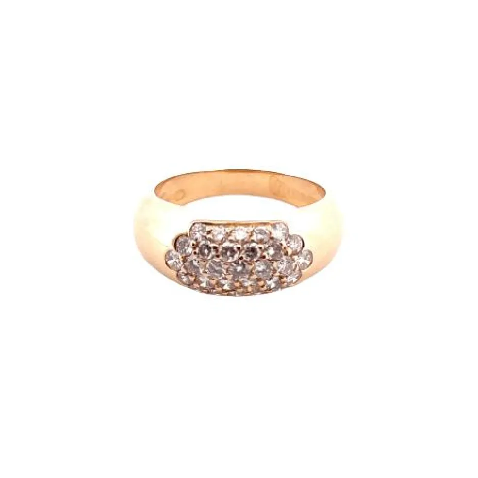 Bague en Or jaune & diamants