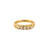 Bague en or jaune & diamants
