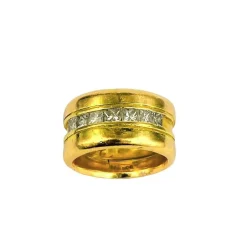 Bague en Or jaune & Diamants