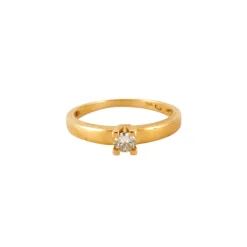 Bague en Or jaune & diamants
