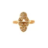 Bague en Or jaune & diamants