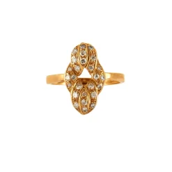 Bague en Or jaune & diamants