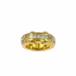 Bague en Or Jaune & Diamants
