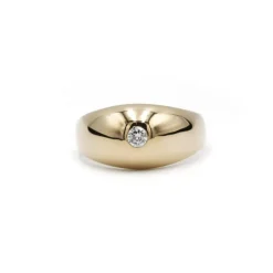 Bague en Or jaune & Diamant
