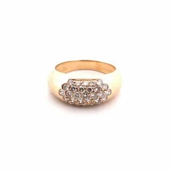 Bague en Or jaune & diamants