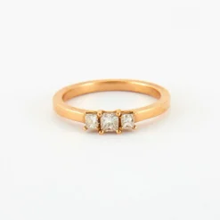 Bague en Or jaune & diamants