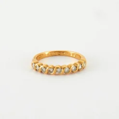 Bague en Or jaune & diamants