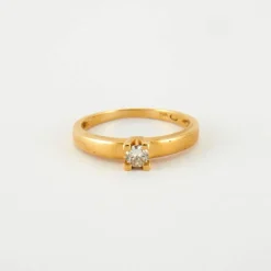 Bague en Or jaune & diamants