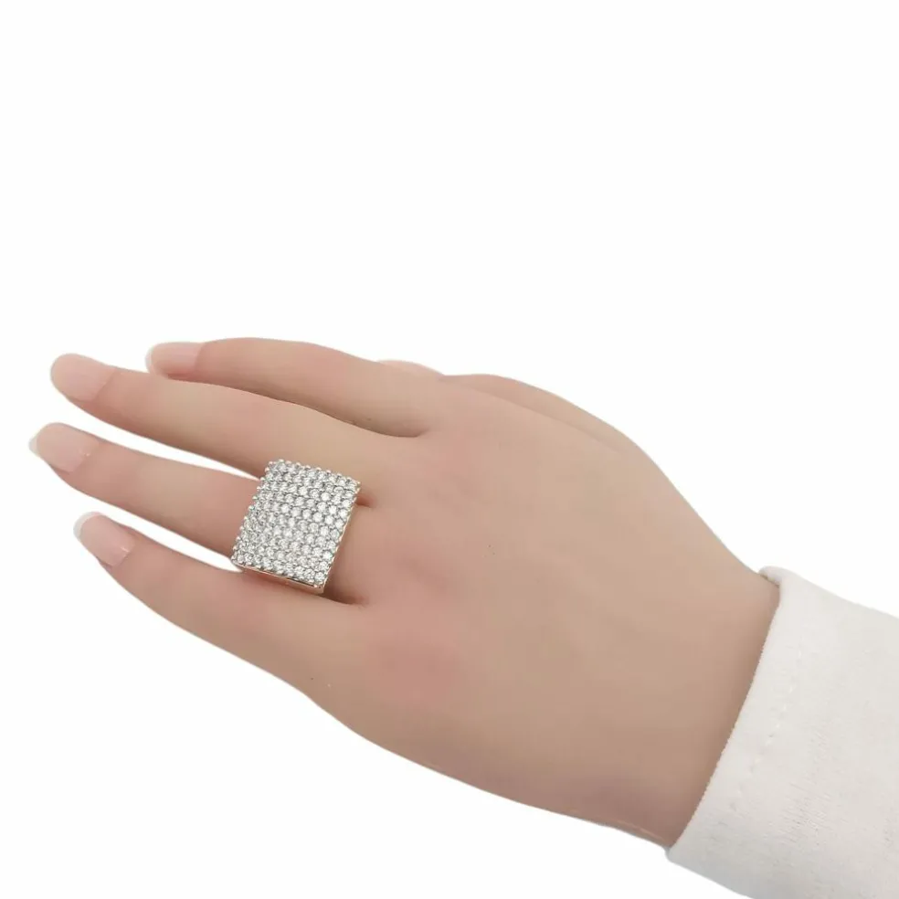Bague en or jaune & diamants