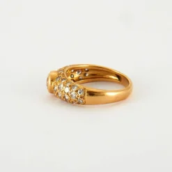 Bague en Or jaune & diamants