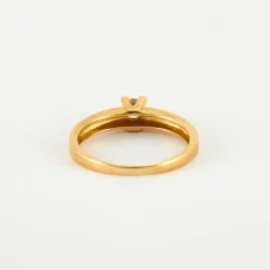 Bague en Or jaune & diamants